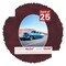 Dark Red Suede Mat Board for 18x24 Frames - Oval Opening for 15x19 Photos